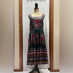 NWT made590 Rayna Dress Folk Heart  size L